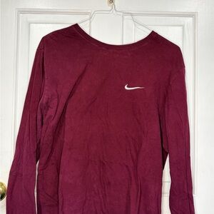 Nike Burgundy Athletic Tee